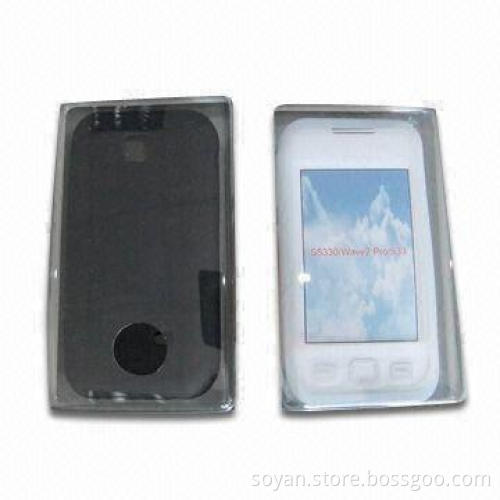 Silicone Case for Samsung S5330 with Full Access to Keys, Anti-dust and Water-resistant